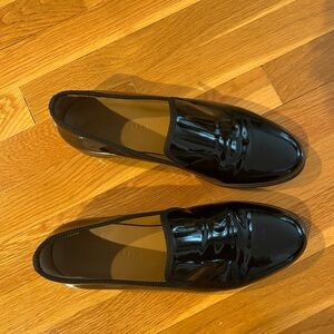Duke + Dexter Leather Patent Black Loafer Size 9 Men’s